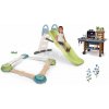 Set šmykľavka s dvojitou vlnou a pohybová dráha so 4 chodníkmi Toboggan Life Smoby dĺžka šmyku 200 cm a gril na záhradu s tečúcou vodou Set šmykľavka s dvojitou vlnou a pohybová dráha so 4 chodníkmi Toboggan Life Smoby dĺžka šmyku 200 cm a gril na záhradu s tečúcou vodou