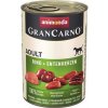 Animonda GRANCARNO® dog adult hovädzie a kačacie srdiečka 6 x 400g konzerva Animonda GRANCARNO® dog adult hovädzie a kačacie srdiečka 6 x 400g konzerva