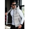 17736 Dewberry Removable Hooded Mens Vest-STONE šedá L dewberry 2465430658579 17736 Dewberry Removable Hooded Mens Vest-STONE šedá L dewberry 2465430658579