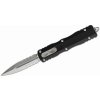 Microtech 225-11 Dirac Combo Standard automatický nôž 7,4 cm, Stonewash, čierna, hliník Microtech 225-11 Dirac Combo Standard automatický nôž 7,4 cm, Stonewash, čierna, hliník
