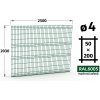 Plotový panel 3D Light 50, 203×250 cm, machová zelená Plotový panel 3D Light 50, 203×250 cm, machová zelená