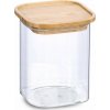 Zeller Sklenice s bambusovým víkem, 900 ml, 11 x 11 x 13,6 cm Zeller Sklenice s bambusovým víkem, 900 ml, 11 x 11 x 13,6 cm