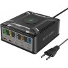 Blitzwolf BW-S28 260W, 2xUSB-A, 3xUSB-C, 15W bezdrôtová nabíjačka (čierna) BW-S28 Blitzwolf BW-S28 260W, 2xUSB-A, 3xUSB-C, 15W bezdrôtová nabíjačka (čierna) BW-S28