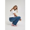 WOMEN'S BOOTCUT JEANS modrá | biela | svetlomodrá S Moodo 5904152442532 WOMEN'S BOOTCUT JEANS modrá | biela | svetlomodrá S Moodo 5904152442532