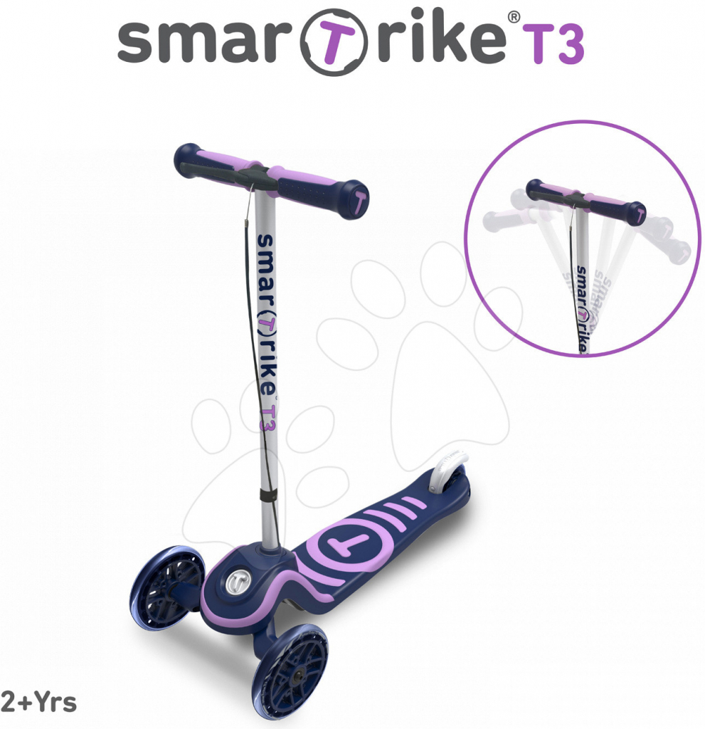 Smart Trike Scooter T3 fialová