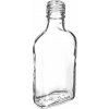 Fľaša sklo PLACKA FLASK číra s plechovým viečkom 200 ml Fľaša sklo PLACKA FLASK číra s plechovým viečkom 200 ml