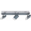 Liniový stropný reflektor Rabalux sivý Liniový stropný reflektor Rabalux sivý