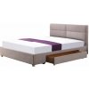 Wilsondo Čalúnená manželská posteľ s úložným priestorom Merida II 160x200 - béžová Wilsondo Čalúnená manželská posteľ s úložným priestorom Merida II 160x200 - béžová