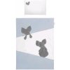 3-dielne posteľné obliečky Belisima Mouse 90/120 modré 3-dielne posteľné obliečky Belisima Mouse 90/120 modré