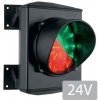 BranyPosuvne.sk Jednokomorový semafor, duálny zelená/červená, LED, 24V, hliníkové telo, IP65 BranyPosuvne.sk Jednokomorový semafor, duálny zelená/červená, LED, 24V, hliníkové telo, IP65
