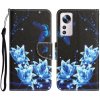 Peňaženkové 3D puzdro COLORED na Xiaomi 12 Lite – Modrý motýľ Peňaženkové 3D puzdro COLORED na Xiaomi 12 Lite – Modrý motýľ