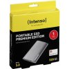 INTENSO PREMIUM, Externý SSD disk, 1TB, striebor INTENSO PREMIUM, Externý SSD disk, 1TB, striebor