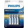 Batéria Philips LR03E4B/10 Ultra Alkalická AAA 4ks Batéria Philips LR03E4B/10 Ultra Alkalická AAA 4ks