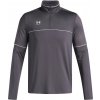 Pánska futbalová mikina Under Armour, CHALLENGER TRAINING QZ Tmavo sivá,Biela, M Pánska futbalová mikina Under Armour, CHALLENGER TRAINING QZ Tmavo sivá,Biela, M