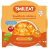 SMILEAT BIO ravioli plnené tekvicou s paradajkovou omáčkou a šampiňónmi 15m+ 200 g