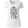 Queens are born in 1976 - Dámske tričko z organickej bavlny Origin (GOTS) - 2XL ( Biela ) Queens are born in 1976 - Dámske tričko z organickej bavlny Origin (GOTS) - 2XL ( Biela )