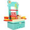 KIK Detská kuchynka v kufríku fast food hamburger set zmrzlina hranolky 55cm KIK Detská kuchynka v kufríku fast food hamburger set zmrzlina hranolky 55cm