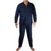 František zapínacie pánske froté pyžamo 4F-785-12 XL tmavo modrá František zapínacie pánske froté pyžamo 4F-785-12 XL tmavo modrá