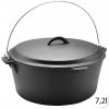 Perfect Home 12015 Liatinový hrniec s pokrievkou, 31,2 cm, 7,2 L, čierny Perfect Home 12015 Liatinový hrniec s pokrievkou, 31,2 cm, 7,2 L, čierny