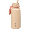 Antikorová termofľaša so slamkou 1 l - oranžová Antikorová termofľaša so slamkou 1 l - oranžová