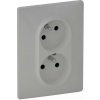 Legrand Slovensko, s.r.o. Valena Life - 753386 - Zásuvka dvojnásobná, natočená dutina - Hliník Legrand Slovensko, s.r.o. Valena Life - 753386 - Zásuvka dvojnásobná, natočená dutina - Hliník