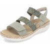 Dámske sandále REMONTE R6861-52 zelená S6 38 Dámske sandále REMONTE R6861-52 zelená S6 38