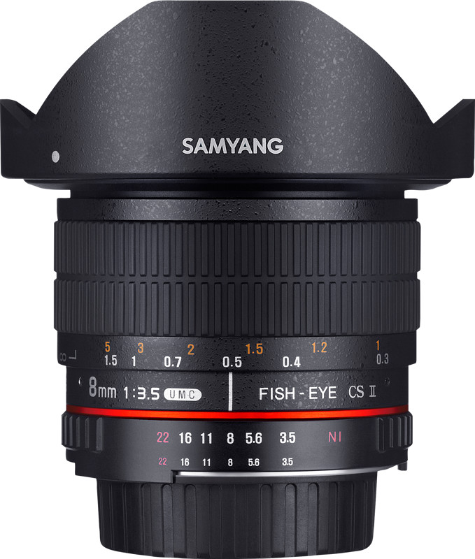 Samyang 8mm f/3.5 UMC Fish-Eye CS II Nikon F (AE)