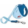 Flexi Mini deLuxe vodítko 3 m/12 kg azurové