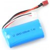 Amewi Akumulátor Li-Ion 7,4V / 2000 mAh 2 články T-plug + servisný kábel pre autá Across