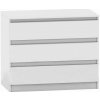 Tempo Kondela 3 šuplíková komoda, biela, HANY NEW 003 Tempo Kondela 3 šuplíková komoda, biela, HANY NEW 003