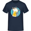 E190 Tričko - Motív - Pivo so smrtkou - Navy - XL - Pánske E190 Tričko - Motív - Pivo so smrtkou - Navy - XL - Pánske