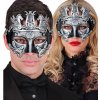 MASKA STAROVEKÁ RÍMSKA GRÉCKA STRIEBORNÁ DOPLNOK KARNEVAL PÁRTY MASKA STAROVEKÁ RÍMSKA GRÉCKA STRIEBORNÁ DOPLNOK KARNEVAL PÁRTY