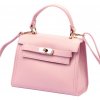 Dámska kožená kabelka Luka 19-17 MN ružová, crossbody 23 x 19 x 12,5 cm Dámska kožená kabelka Luka 19-17 MN ružová, crossbody 23 x 19 x 12,5 cm