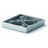 Nábytková nožička FP006, 60x60 mm, sivá RAL9006 10mm Nábytková nožička FP006, 60x60 mm, sivá RAL9006 10mm
