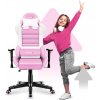 Prehozynapostel detské herné kreslo s opierkou na hlavu HUZRANGER-6-0-PINK Ružové Prehozynapostel detské herné kreslo s opierkou na hlavu HUZRANGER-6-0-PINK Ružové