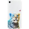 Odolné silikónové puzdro iSaprio - Leopard With Butterfly - iPhone SE 2020 Odolné silikónové puzdro iSaprio - Leopard With Butterfly - iPhone SE 2020