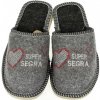 Dámske papuče SEGRA sivé