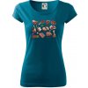 Mäso na gril - Dámske tričko Pure - S ( Petrolejová ) Mäso na gril - Dámske tričko Pure - S ( Petrolejová )