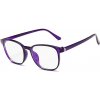 Unisex retro okuliare proti modrému svetlu - Fialové Unisex retro okuliare proti modrému svetlu - Fialové