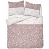 Obliečky bavlnené, Flanel ružovobiely, 220 x 200/2 ks70 x 80 cm Obliečky bavlnené, Flanel ružovobiely, 220 x 200/2 ks70 x 80 cm