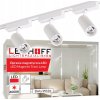 Magnetické lištové osvetlenie Koľajnica 1m 3x reflektor lampa BIELA Magnetické lištové osvetlenie Koľajnica 1m 3x reflektor lampa BIELA