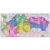 nástenná mapa Slovensko kraje a obvody 1:320tis,70x140cm lamino,lišty / r.2020 nástenná mapa Slovensko kraje a obvody 1:320tis,70x140cm lamino,lišty / r.2020