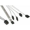 Supermicro MiniSAS / 4 SATA 0.55 m 0,55 m Šedá, Biela CBL-SAST-0631