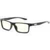 Gunnar Vertex Reader Onyx čirá skla dioptrie +2,0 VER-00109-2.0