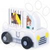 Janod na tlačenie Horse Trailer Countryside Cross Roads s prívesom biele J05934