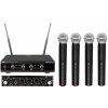 Omnitronic UHF-E4, 4-kanálový bezdrôtový mikrofónny set 823.6/826.1/828.6/831.1 MHz Omnitronic UHF-E4, 4-kanálový bezdrôtový mikrofónny set 823.6/826.1/828.6/831.1 MHz