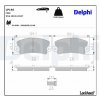Sada brzdových platničiek kotúčovej brzdy DELPHI LP146 Sada brzdových platničiek kotúčovej brzdy DELPHI LP146