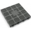 Šedá plastová dierovaná terasová dlažba Linea Combi - dĺžka 39 cm, šírka 39 cm, výška 4,8 cm Šedá plastová dierovaná terasová dlažba Linea Combi - dĺžka 39 cm, šírka 39 cm, výška 4,8 cm