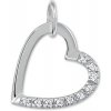 Soliter Prívesok z bieleho zlata Srdce s kryštálmi 249 001 00494 07 Soliter Prívesok z bieleho zlata Srdce s kryštálmi 249 001 00494 07