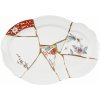 Seletti Servírovací tanier KINTSUGI 42,5 cm biela